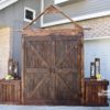 Door arch backdrop event rental