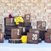 Wedding Event rentals table numbers