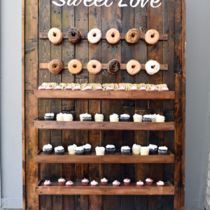 event rental donut wall
