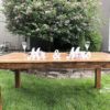 Farmhouse style table even rental