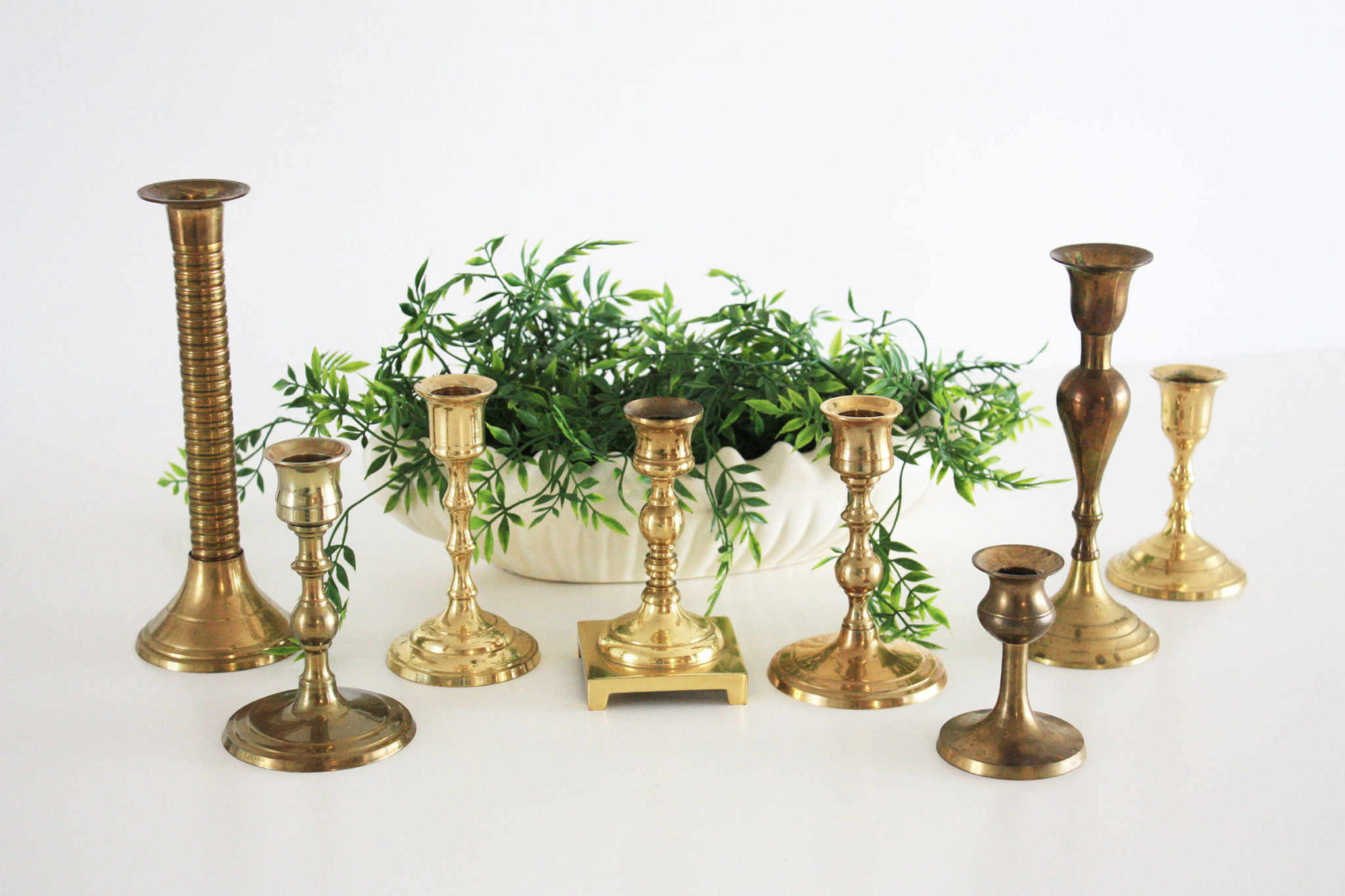 Assorted Brass Candle Holders Traditional Style-$2 | Something Borrowed KC