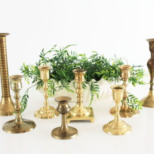 brass candlesticks for rent