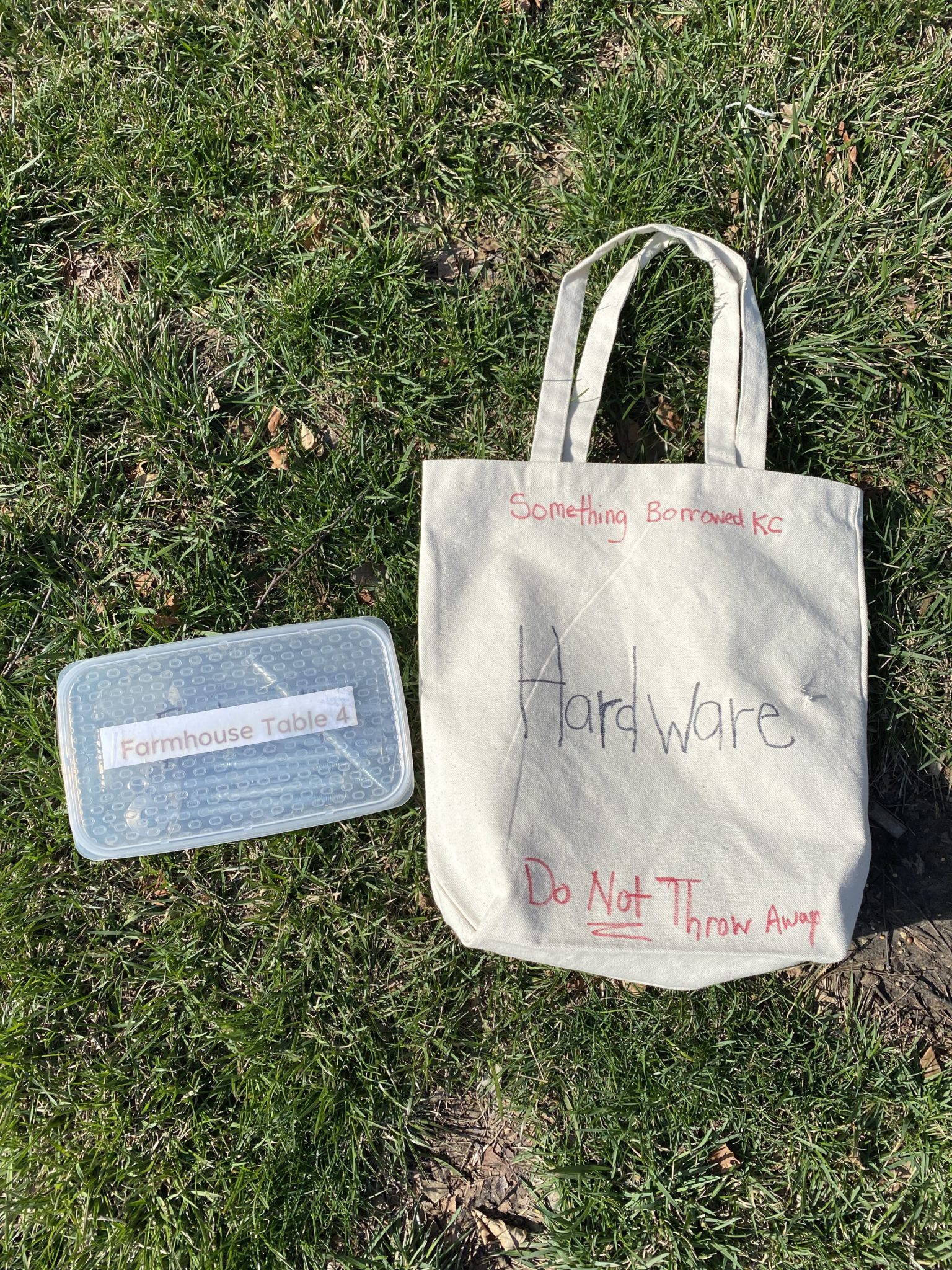 Tin Top Table 35 Something Borrowed KC