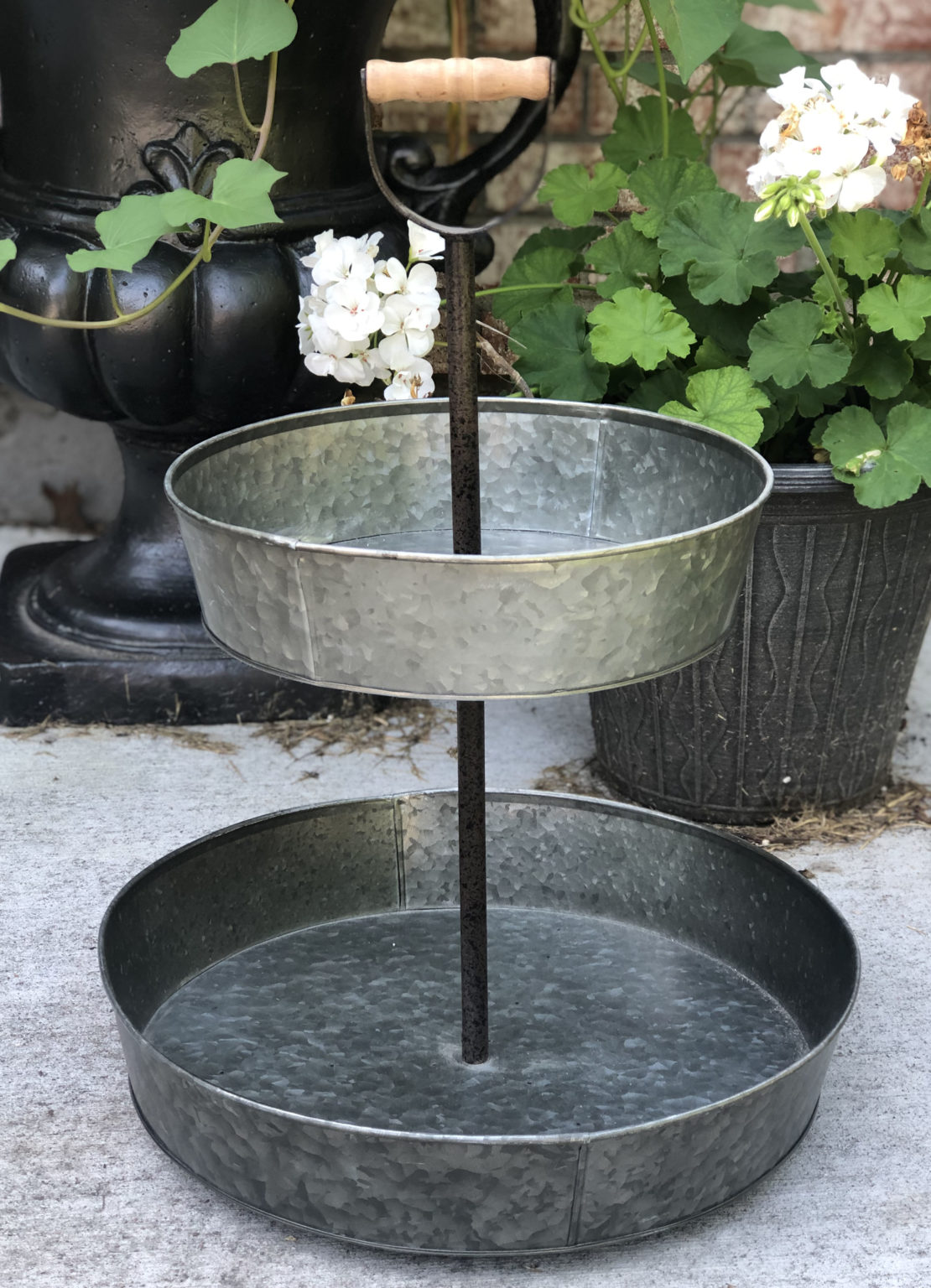 Galvanized Tiered Tray (Friday Finds) 