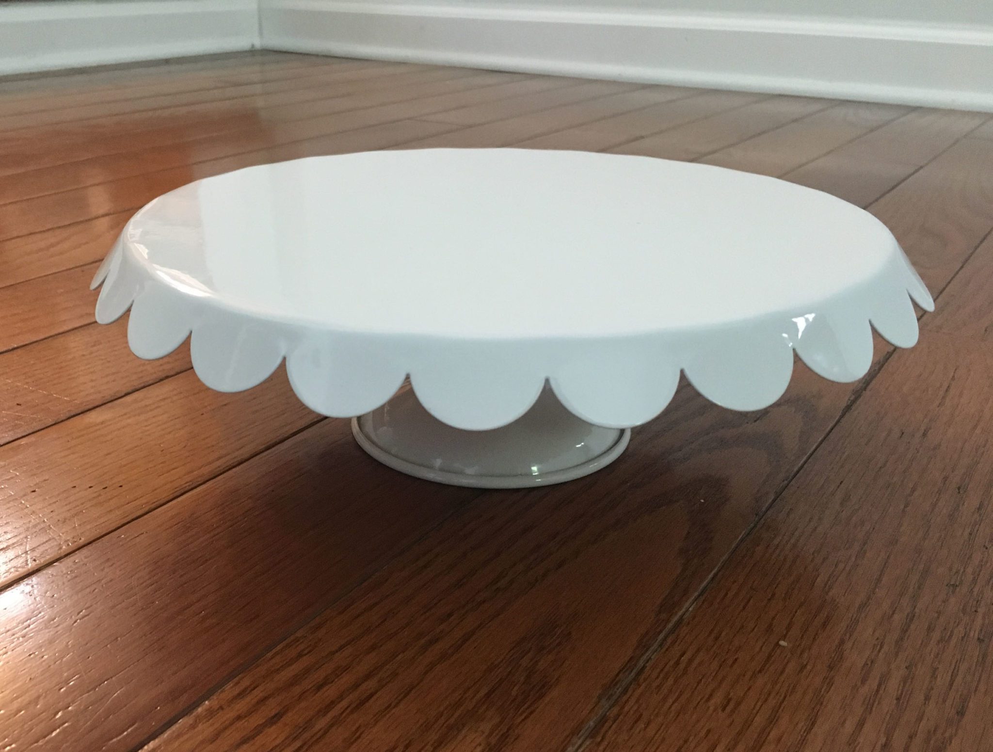 White Metal Cake Stand 2 Something Borrowed KC