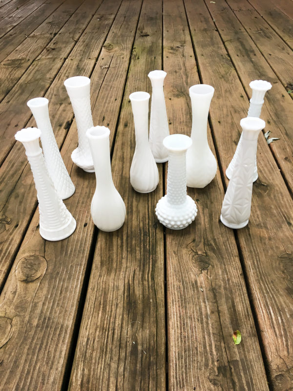 farmhouse wedding vases