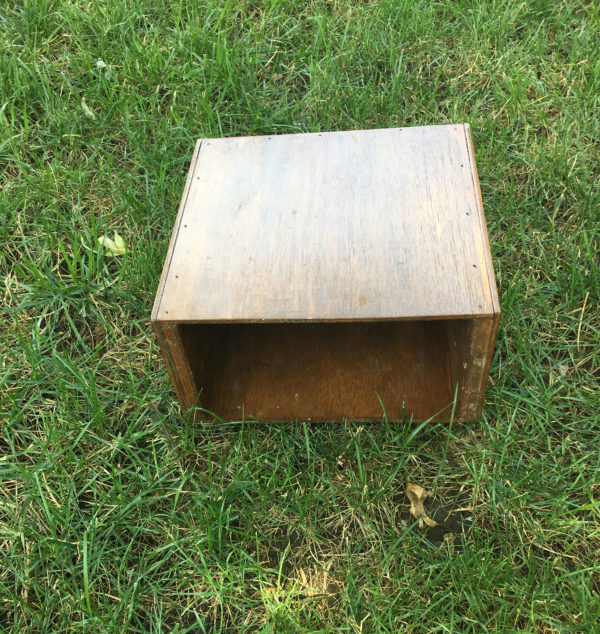 wood cake box