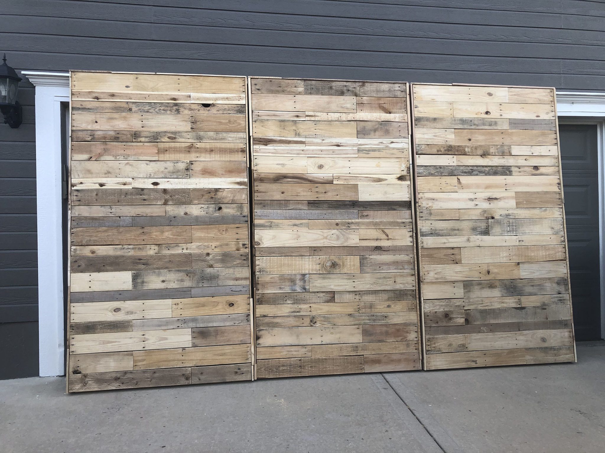 Natural Pallet Backdrop Wall35 Something Borrowed KC