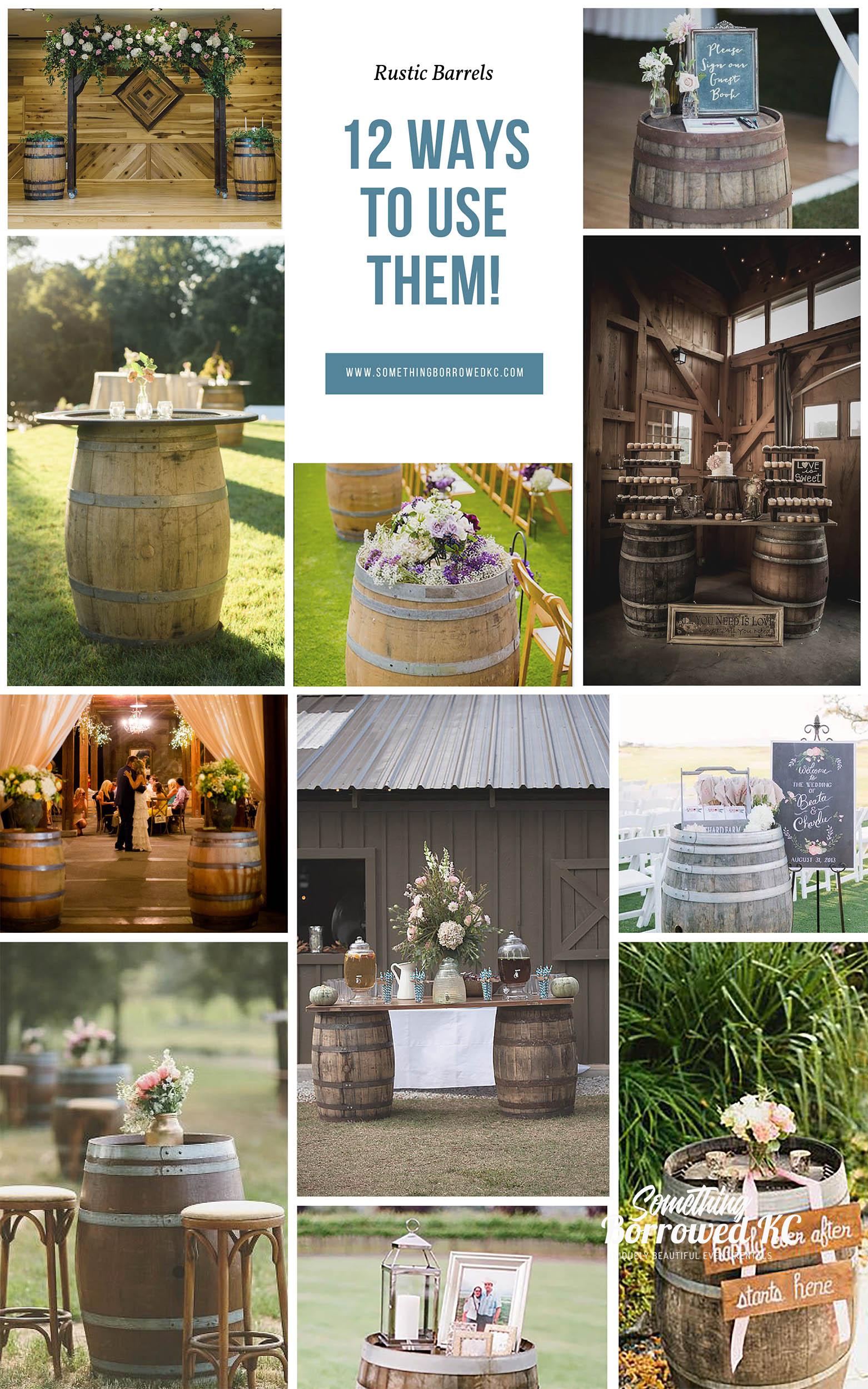 Ways to Use Our Rustic Barrels