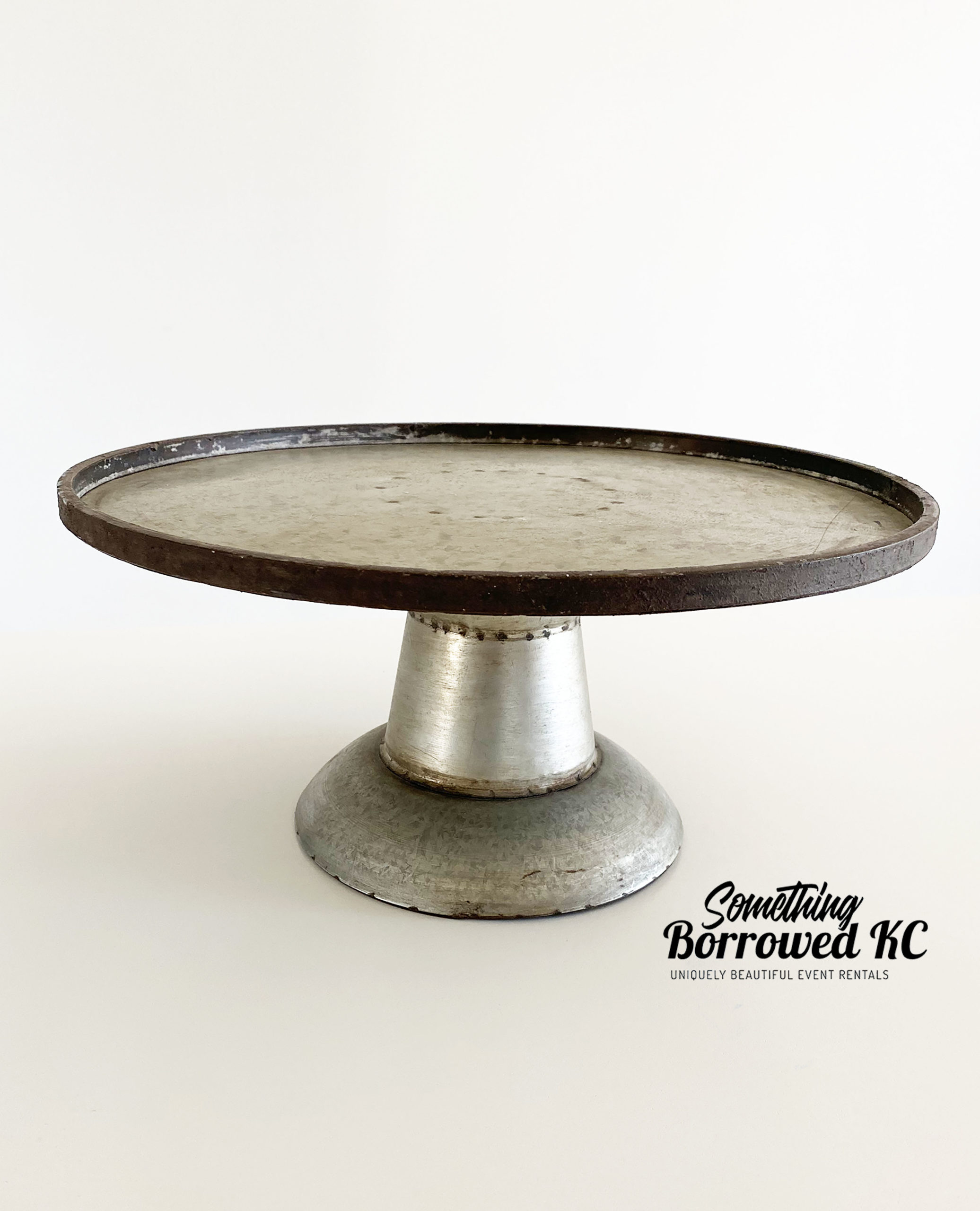 Galvanized cake plate hotsell
