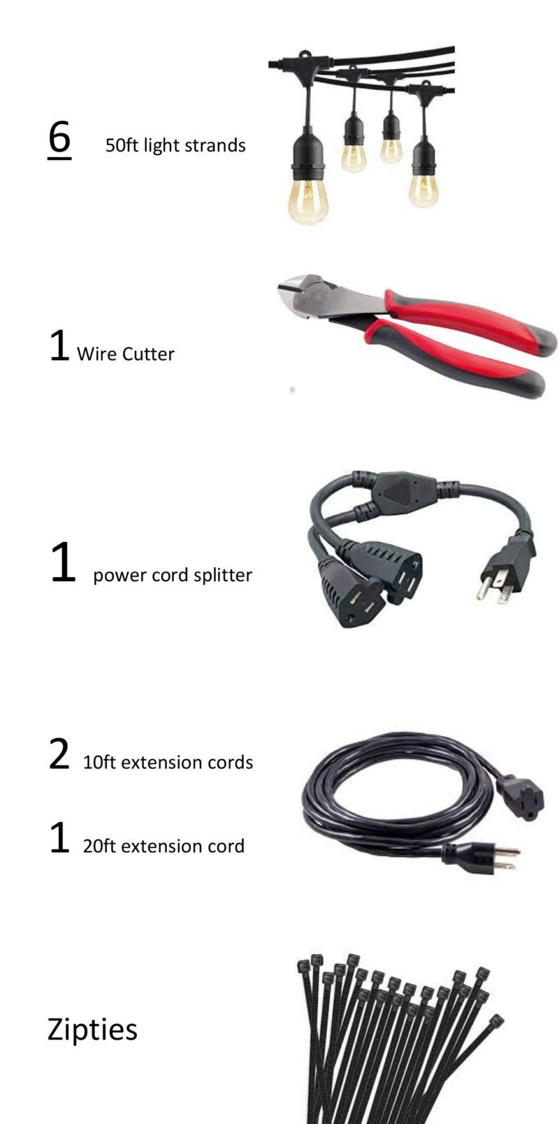 Edison Light Strands 300ft70 Something Borrowed KC