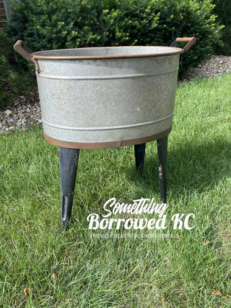 Metal Bucket on Stand18 Something Borrowed KC