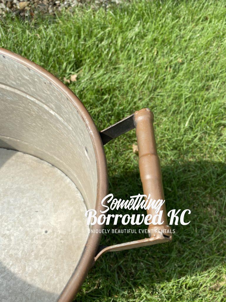 Metal Bucket on Stand18 Something Borrowed KC