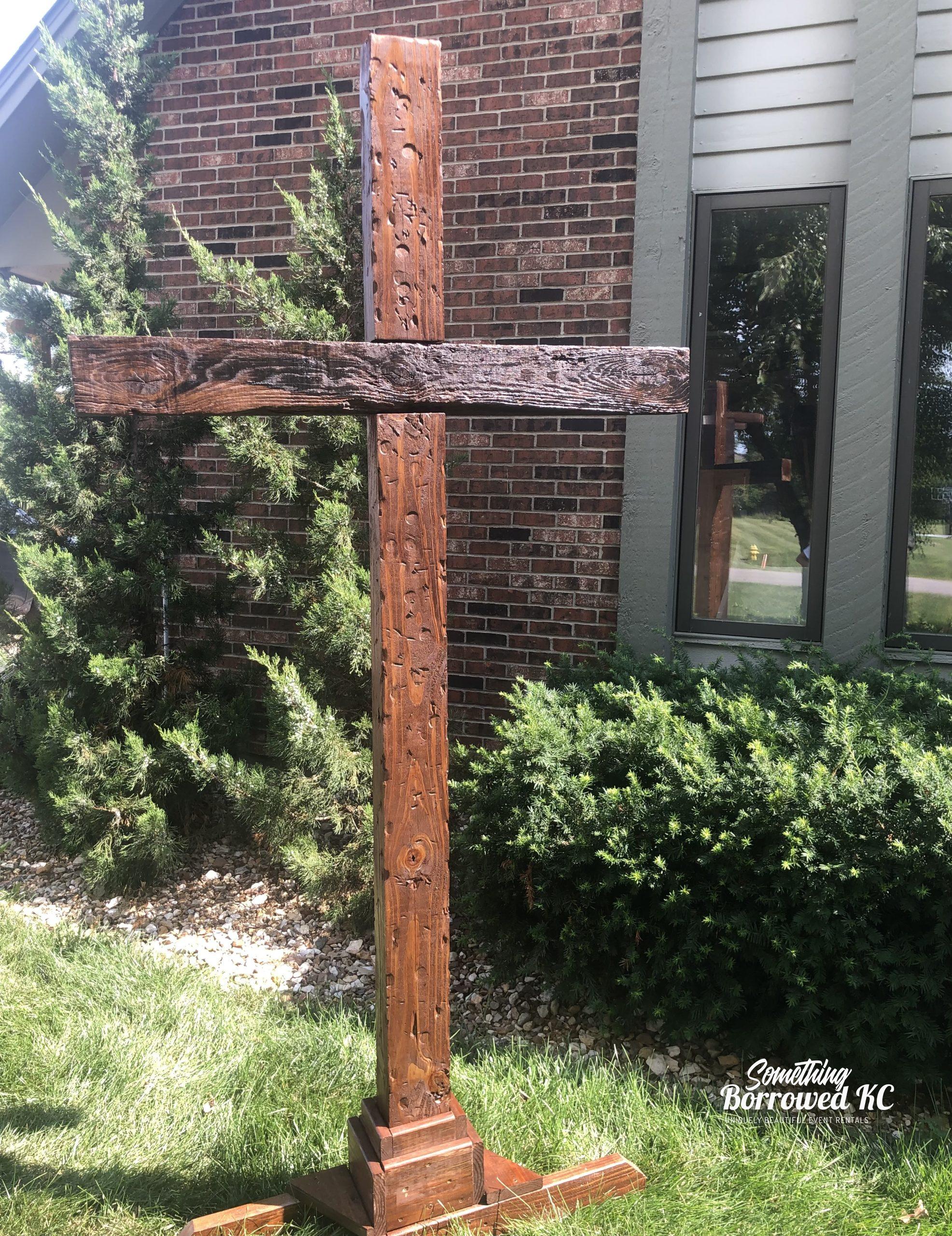 Large Wood Cross-$30  Something Borrowed KC