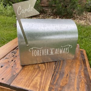 Metal Card Mailbox -$8