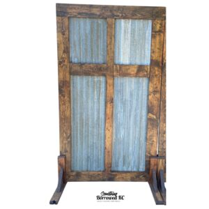 Corrugated Metal Backdrop Wall-$55