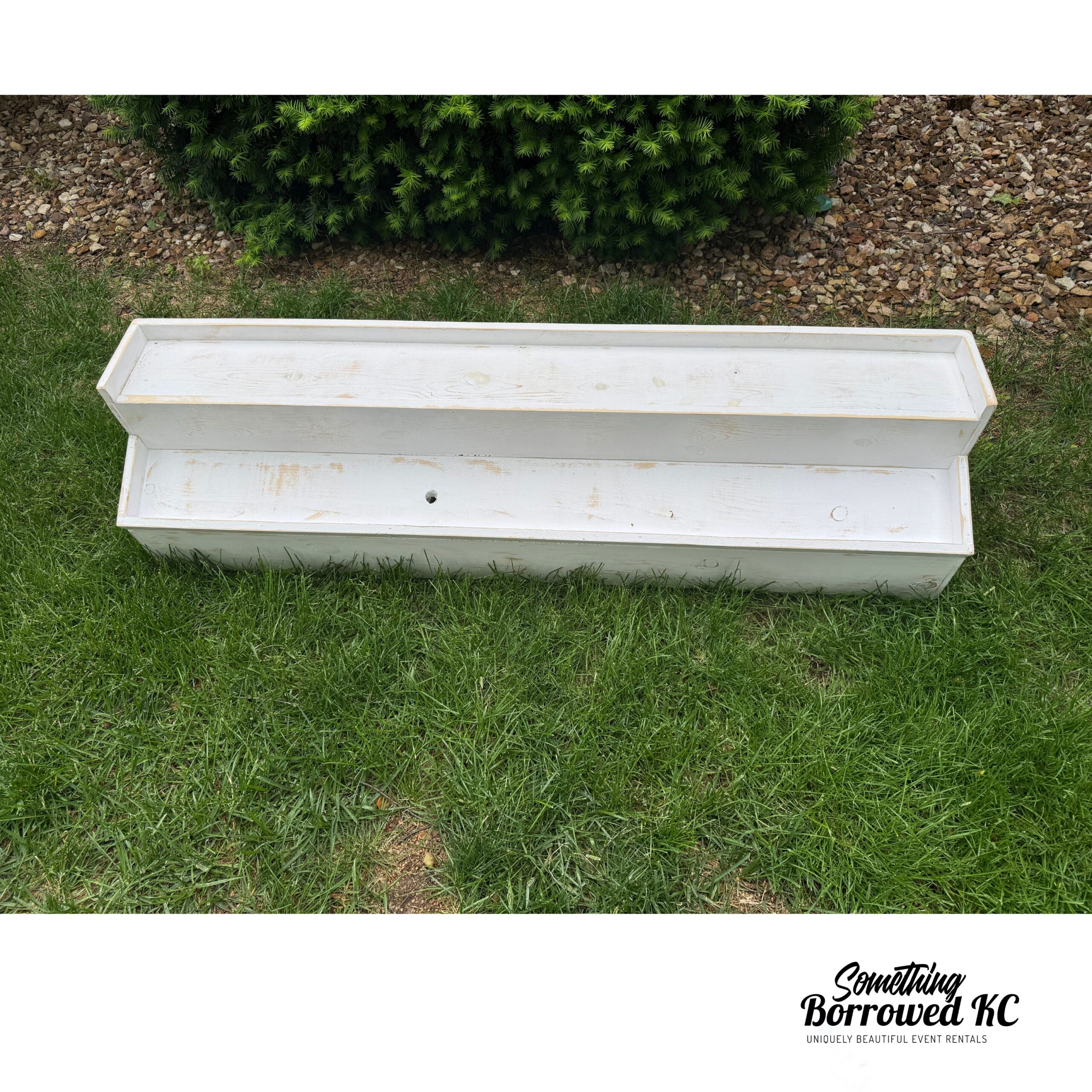 White Food Serving Table - Image 7