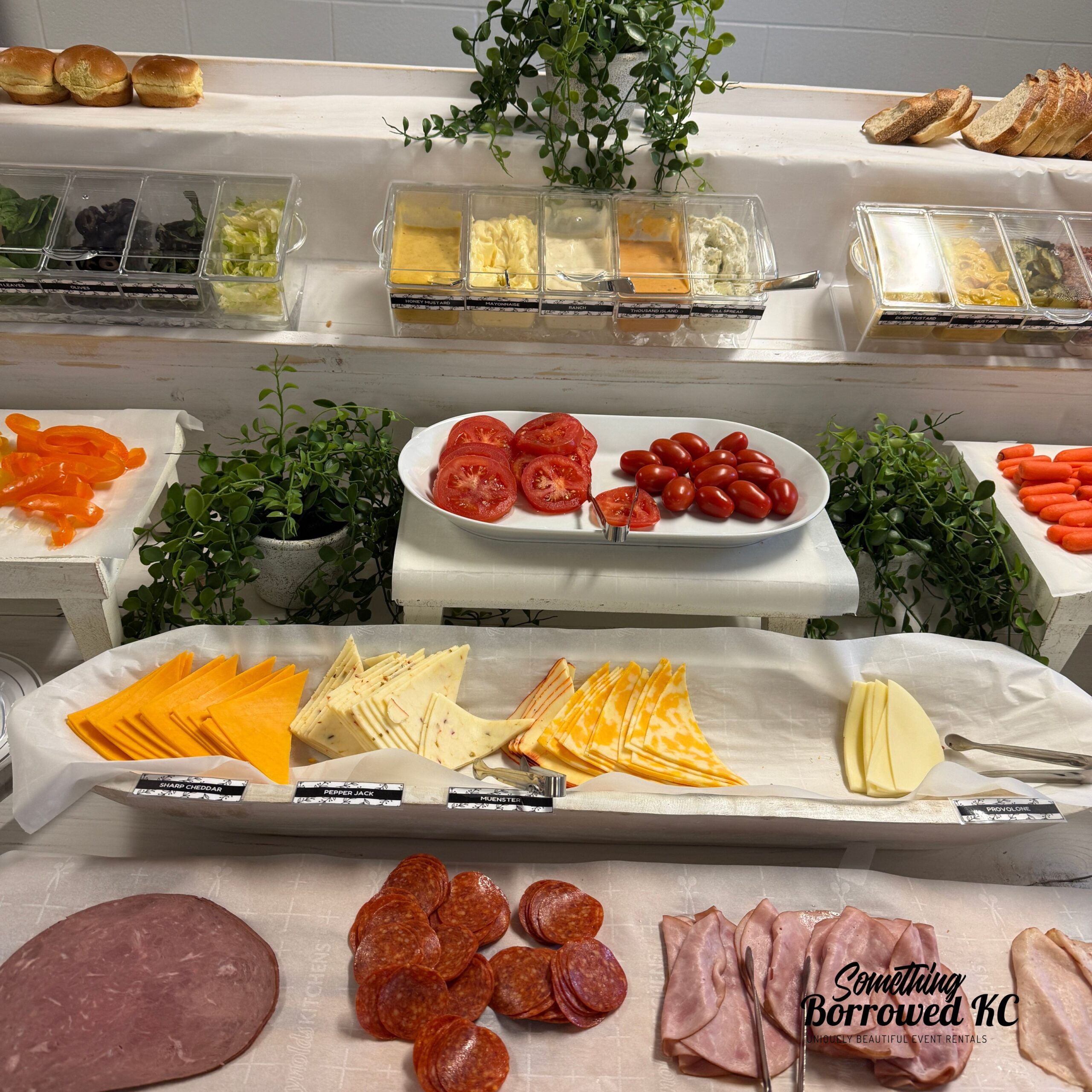 White Food Serving Table - Image 4